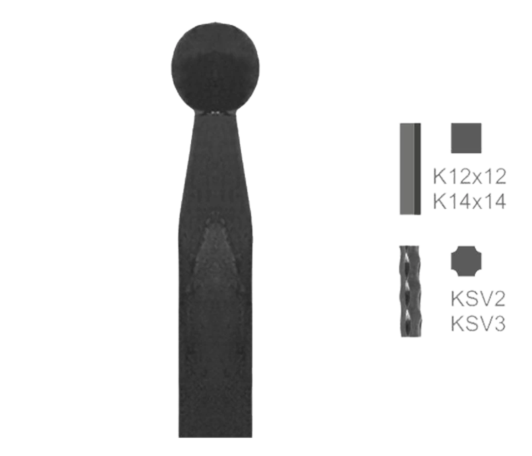 Kovaný špic typu K4