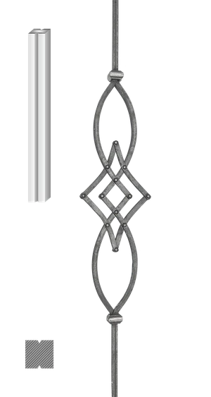 Tyč 12 x 12 mm, 970 x 170 mm - slide 0