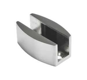 Spodné vodítko, sklo 8 - 12 mm, do podlahy, AISI 304 - slide 0