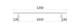 Madlo 40x40mm, L-1250mm, broušená nerez AISI304