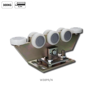 Vozík do 300 kg, nastaviteľný, profil 70 x 70 mm, pozink - slide 1