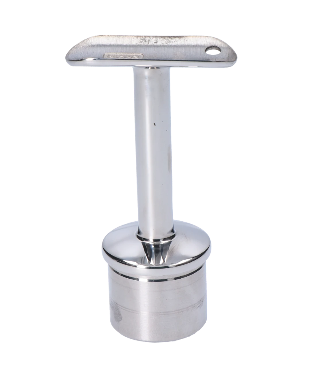 Držák madla pevný na trubku ø42.4mm, leštěná AISI304