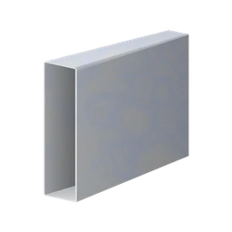 Pozinkované uzavřené profily 80 x 20 mm, tloušťka 1,2 mm