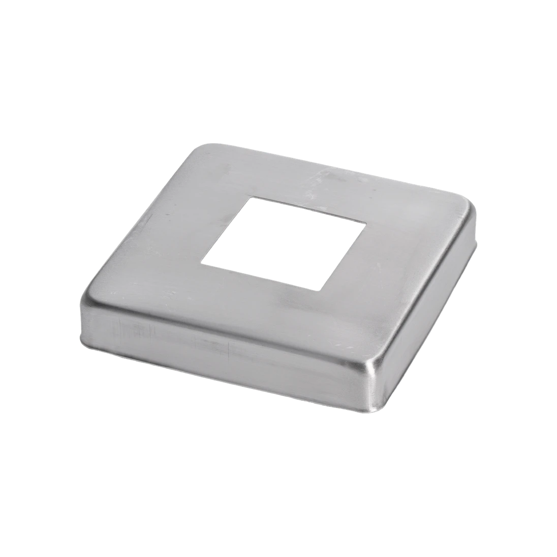 Kryt spodnej príruby 100 x 100 mm, brúsená nerez AISI 304