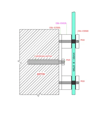 Přechod na vymezení vzdálenosti, ø 50 mm, AISI 304 - slide 7