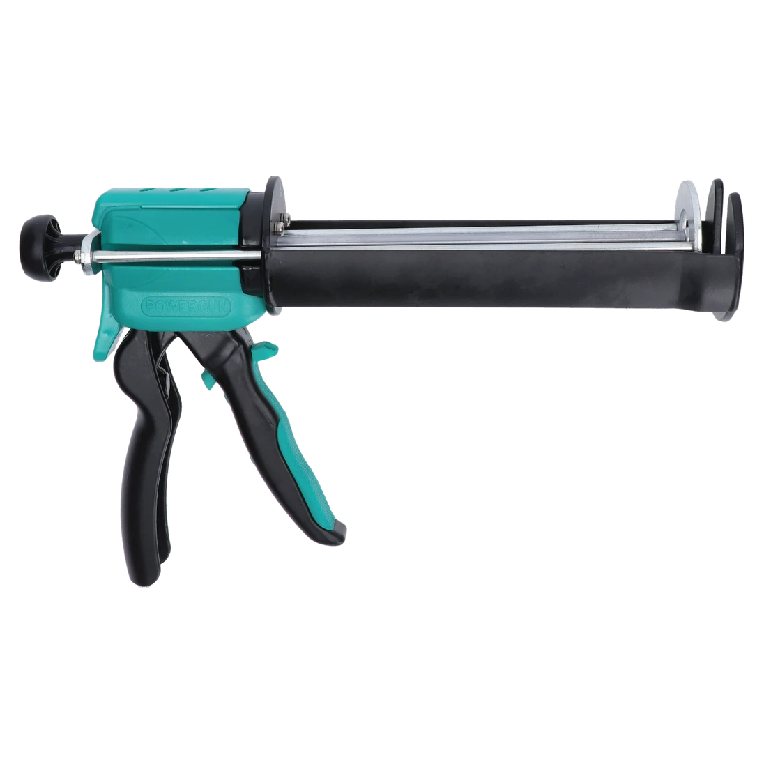 profesionálna pištol dvojpiestová vytláčacia pre 400ml kartuše, prevodový pomer 29:1, sofrgrip
