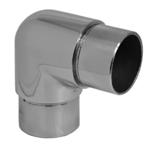 Spojka rohová na trubku ø 42,4 mm, leštěná AISI 304 - slide 0