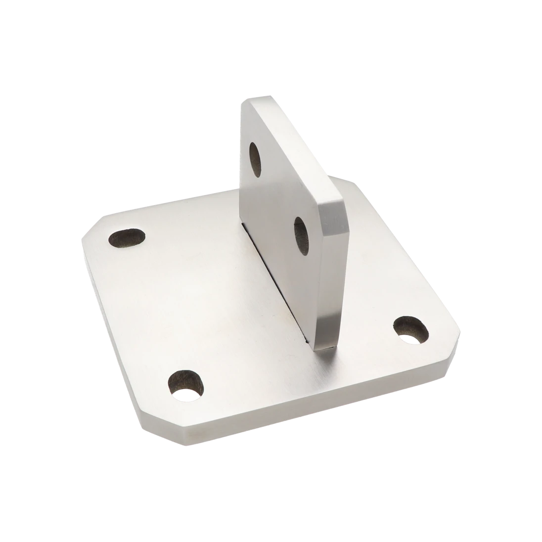 Příruba k vypalovaným sloupkům, vrtání 4 díry, AISI 304