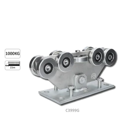 Vozík GRANDE do 1000 kg, pevný, profil 140 x 140 mm