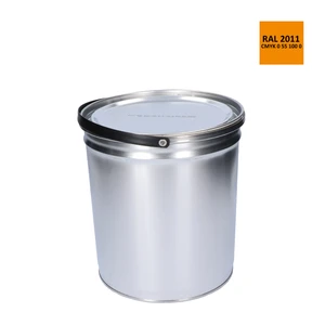 Farba antikorózna polomatná na zinok 5 kg hlboká-oranžová - slide 1