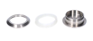 Madlo na dvere ø 58 mm, sklo 8 - 12 mm, brúsená AISI 304 - slide 1