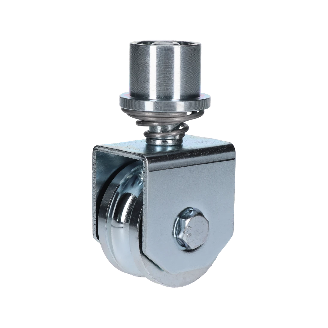 Otočné vodiace koliesko ø 58 mm, pre U profil ø 16 mm