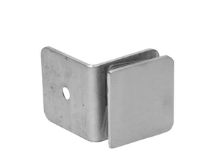 DOPREDAJ! Svorka skla medzi stenu a sklo 90°, sklo 8 - 10 mm, AISI 304 - slide 2