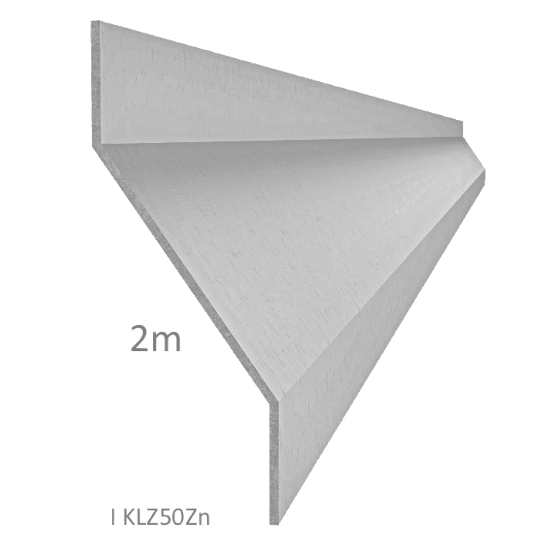 Z-profil lamela 30 x 34 x 23 x 1,5 x 2000 mm, pozink