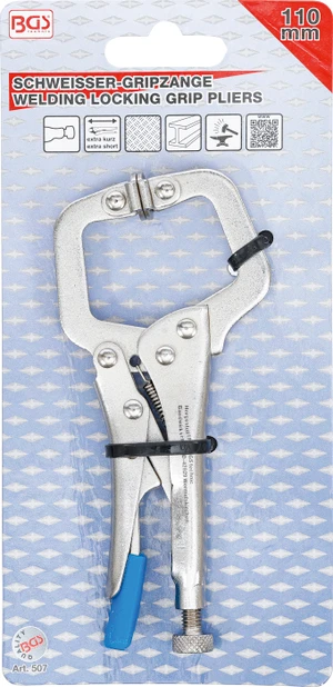 Zváracie škripcové kliešte, L = 130 mm - slide 4