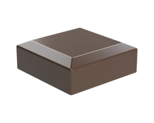 Vonkajšia krytka 100 x 100 mm, plastová PE - slide 1