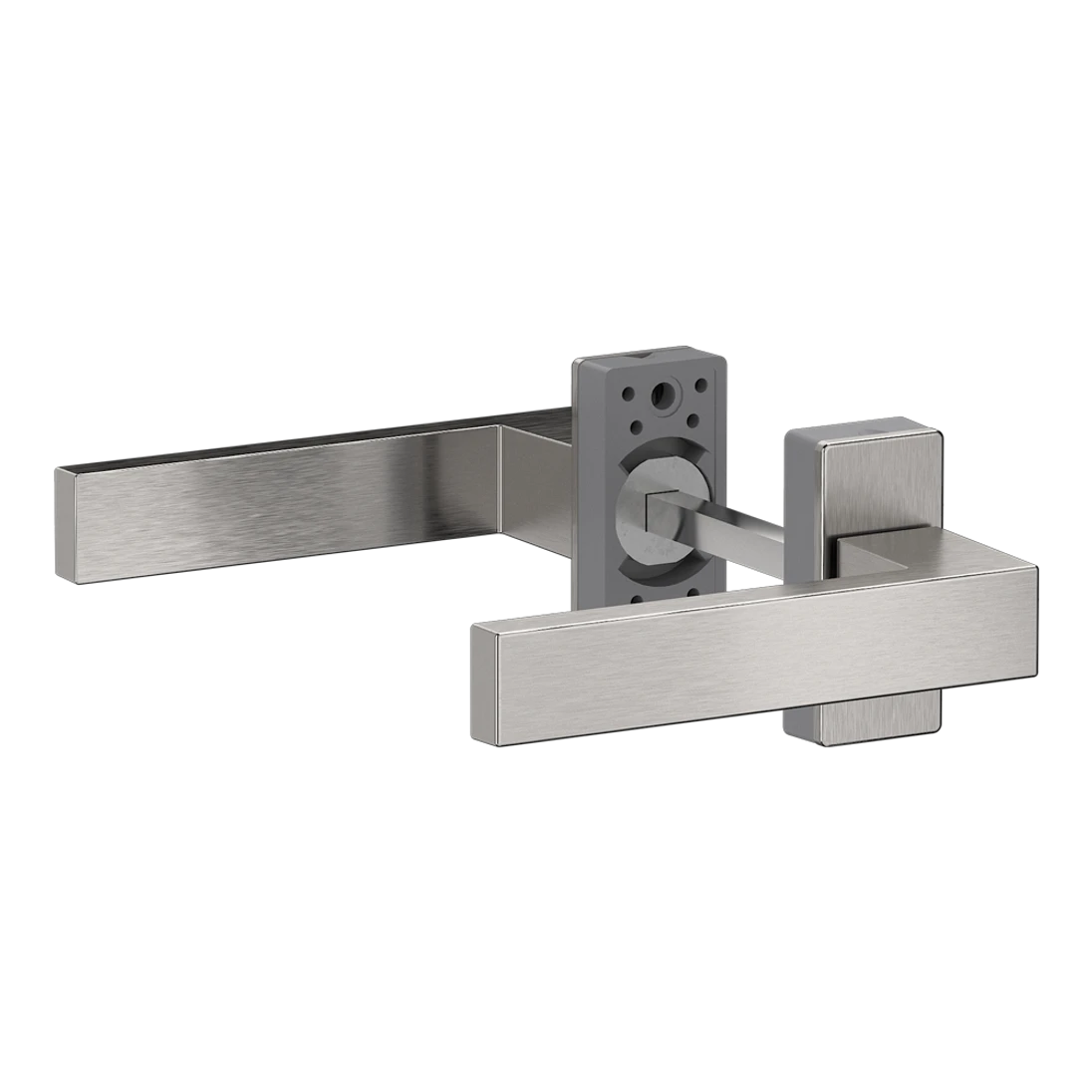 Hliníkový set kľučka/kľučka, brúsený elox