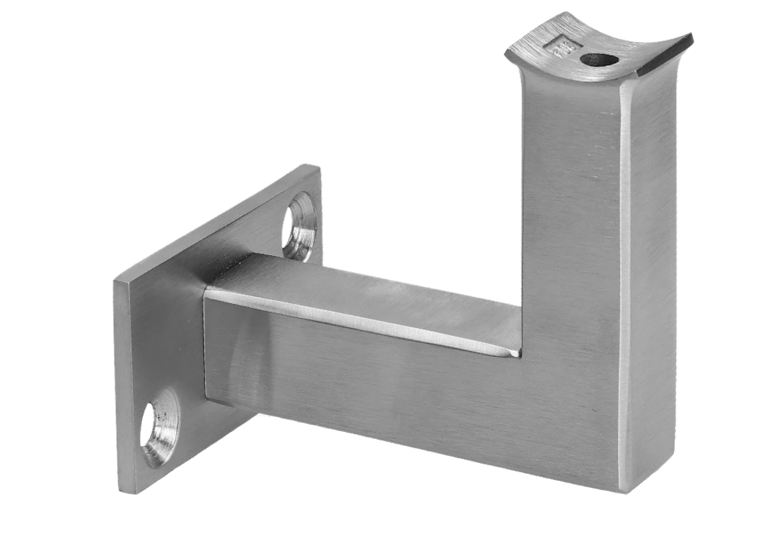 Držiak madla na stenu, brúsená nerez AISI 304