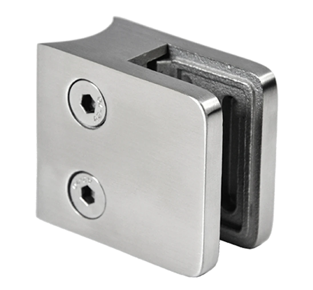 Svorka skla/plechu na trubku ø 42,4 mm, brúsená AISI 304