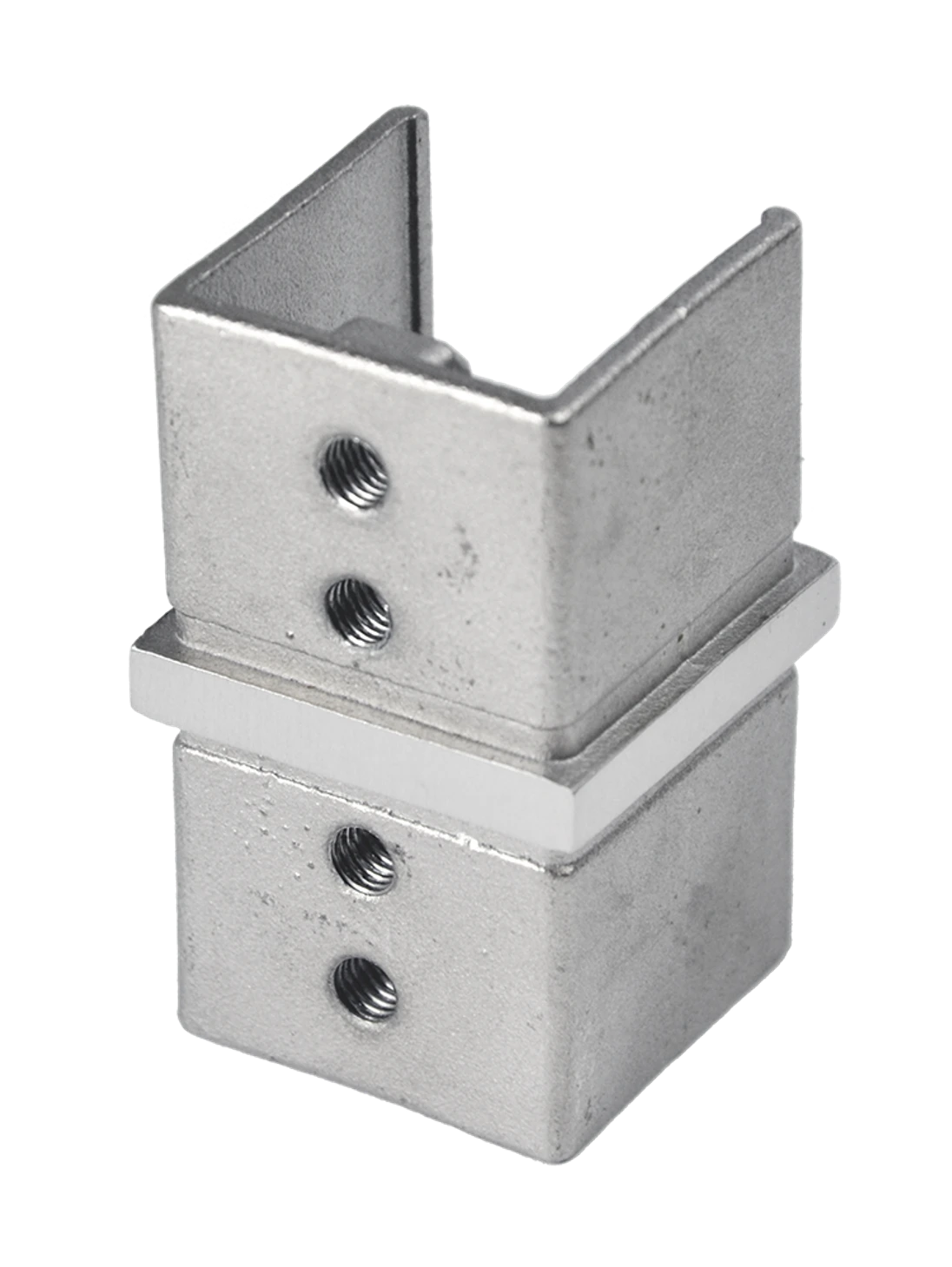 Přechod, lepený spoj, broušená nerez AISI 304