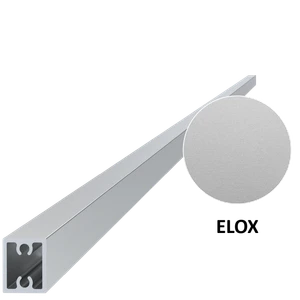 Al profil 20 x 16 x 6000 mm, eloxovaná vrstvou 15 um - slide 0