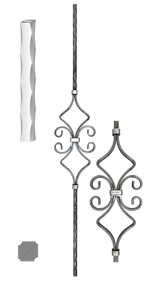 DOPRODEJ tyč 140 x 900 mm z profilu 12 x 12 mm - slide 1