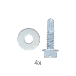 Set skrutiek s podložkami pre hrebeň nylon-kov CREM-P4, 4 ks