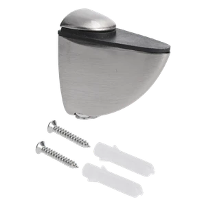 ZAMAK držák pro skleněné police, sklo 5 – 10  mm, Al/Zn - slide 1