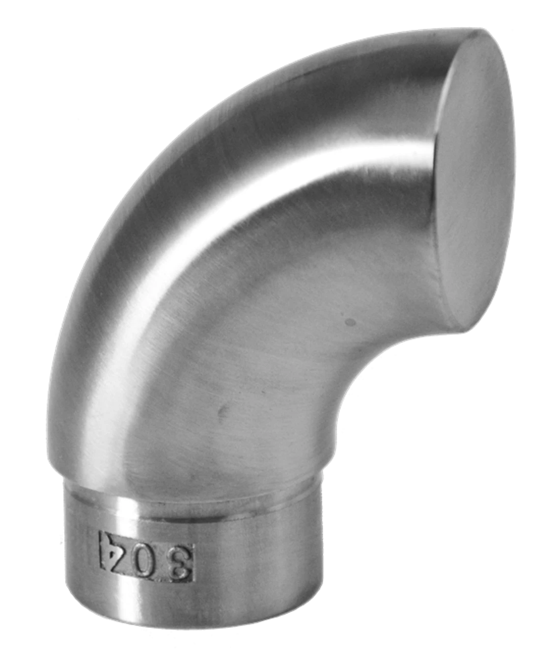 Ukončenie oblúkové na trubku ø 42,4 mm, brúsená AISI 304