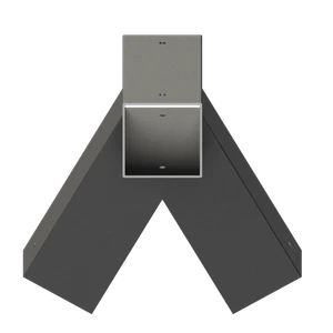 Rohová spojka na hojdačku pre hranol 80 x 80 mm, pozink - slide 1