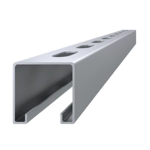 Dierovaný C profil, 41 x 41 x 2 x 3000 mm, pozinkovaný - slide 0