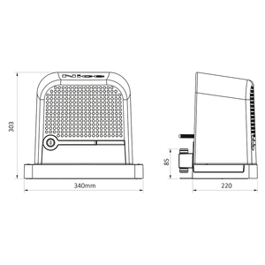 Robus800BDKCE sada pre posuvnú bránu do 800 kg - slide 3