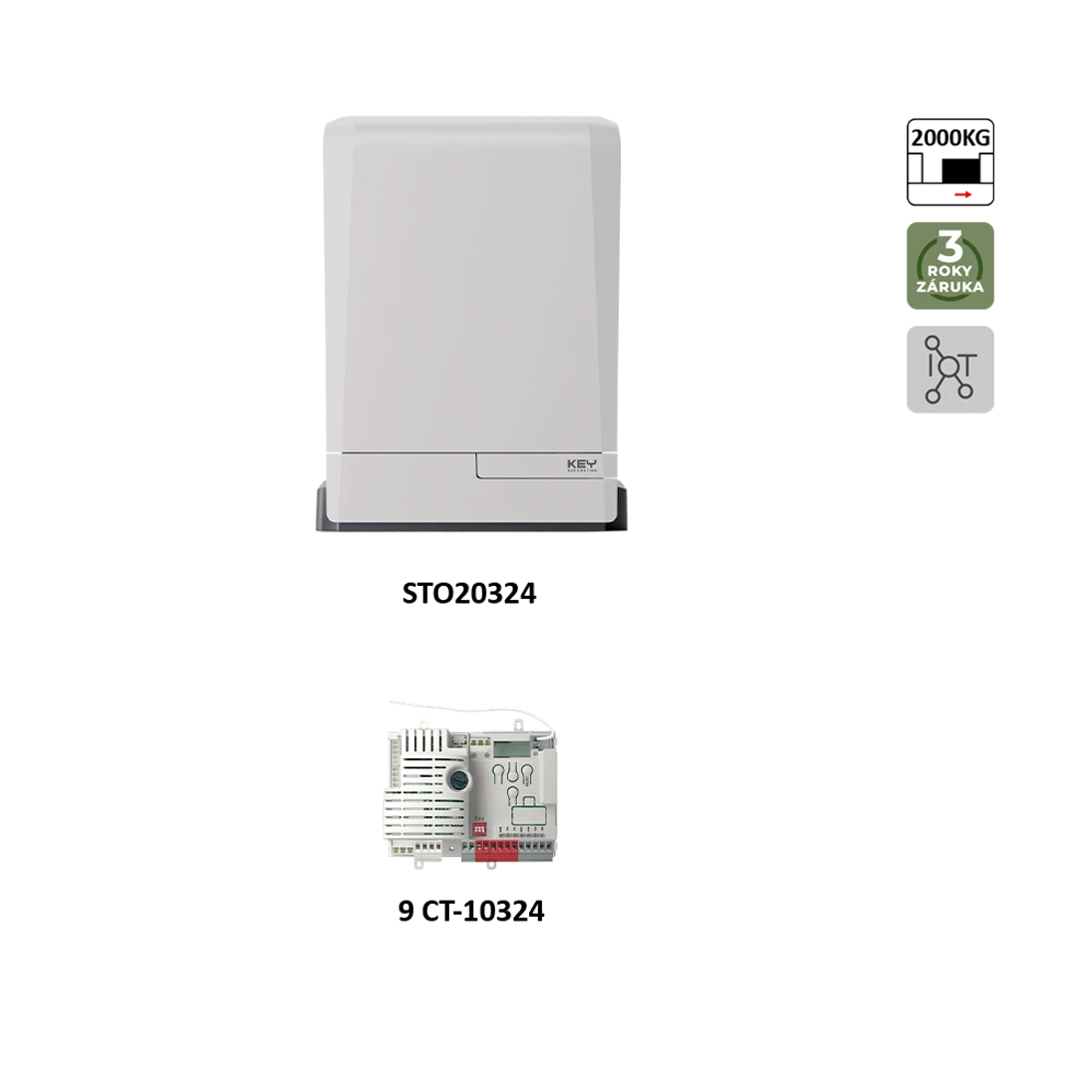 STORM pohon pre posuvnú bránu do 2000 kg