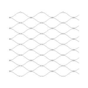 Lanková sieť, 1 x 5 m, oko 50 x 50 mm, ø 2mm, AISI 316 - slide 3