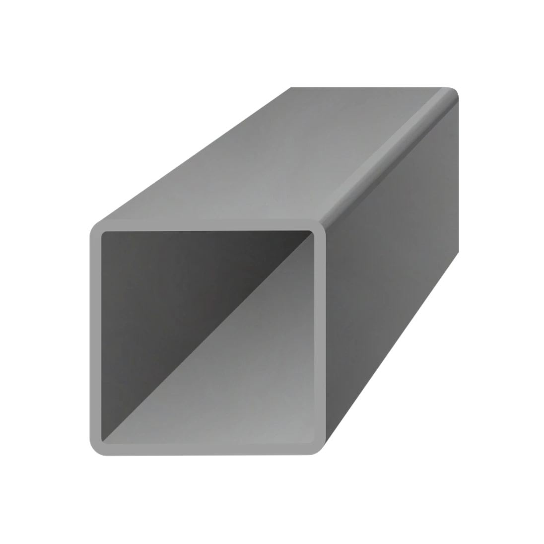 DOPREDAJ Uzavretý profil 80 x 80 x 2 x 3000 mm, čierny S235, hladký