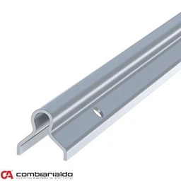 Vodiaci U profil  ø20mm pre posuvné brány, do betónu, dĺžka 3/6m
