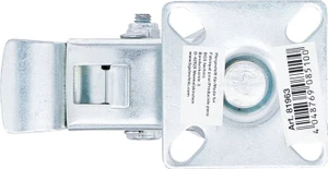 Otočné koliesko s brzdou, guma, so základňou, ø 50 mm - slide 1