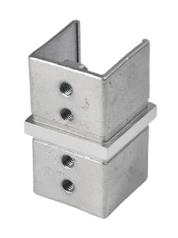 Prechod, lepený spoj, brúsená nerez AISI 304