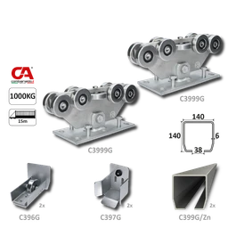 GRANDE-9 samonos do 1000 kg/15 m, profil 140 x 140 x 6 mm