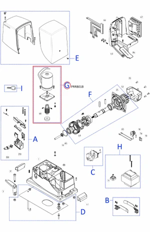 PRRB01B kit motora pre RB600 - slide 0