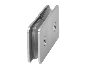 Svorka skla medzi sklá 180°, sklo 8 - 10 mm, AISI 304 - slide 1