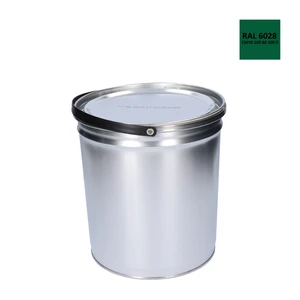 Barva antikorozní polomatná na zinek 5 kg borovicově-zelená - slide 1