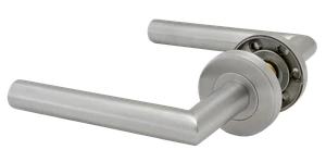 DOPRODEJ! Klika (pár), bez spodní rozety, broušená nerez AISI304 - slide 0