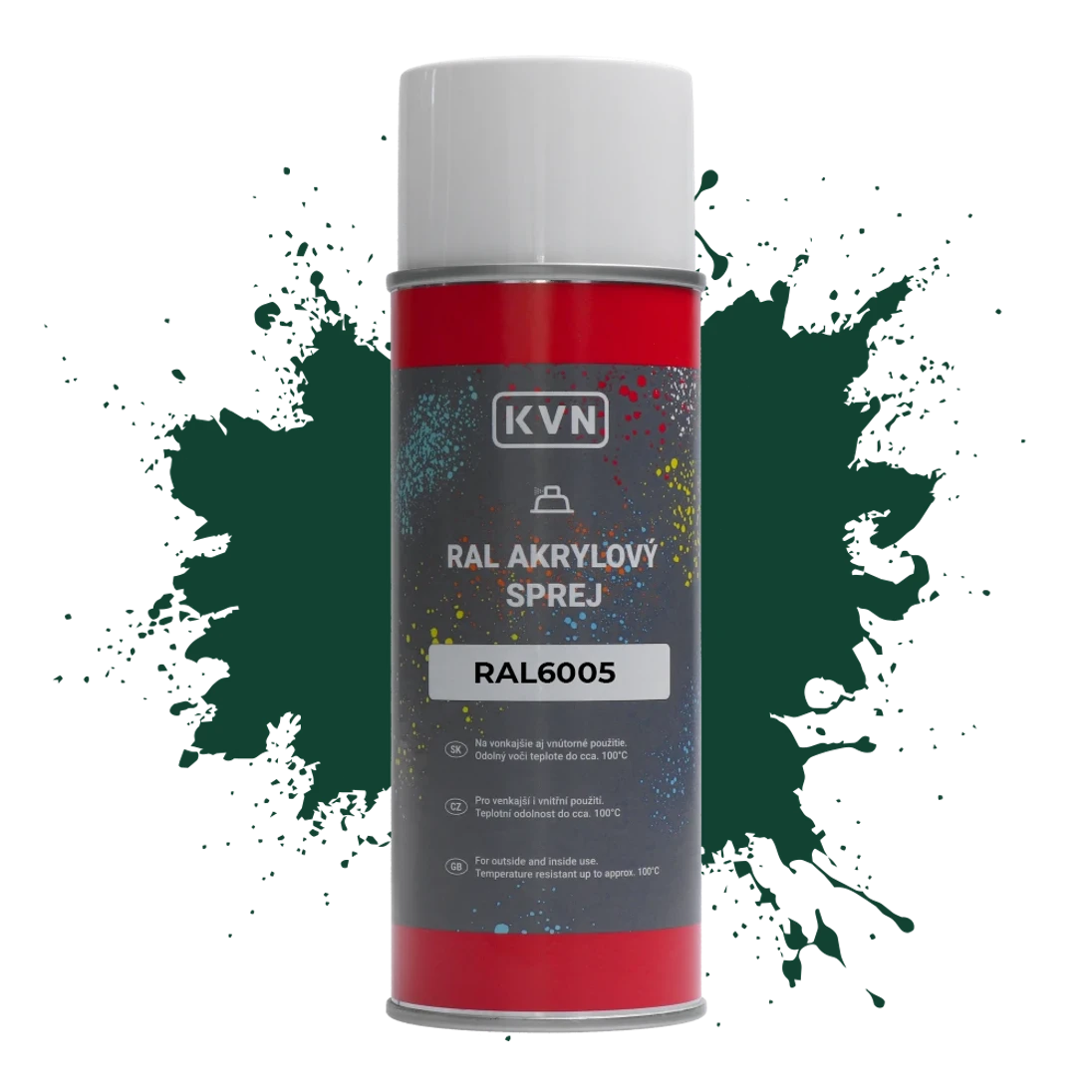 Barva ve spreji - RAL 6005, 400 ml