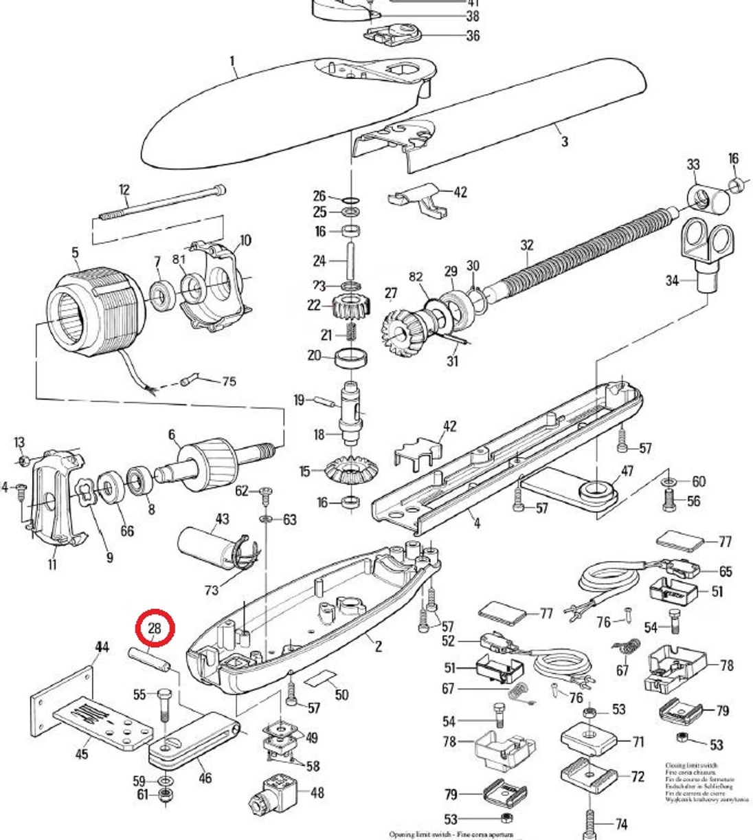DOPREDAJ! kolík 10 x 50 mm zadného držiaka Moby/Pluto