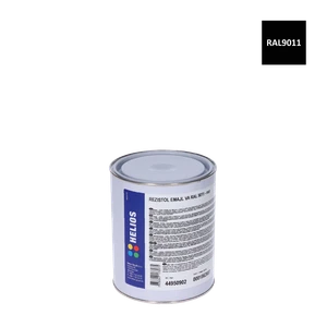 REZISTOL EMAIL farba na zinok čierna RAL 9011-matná, 1kg - slide 0