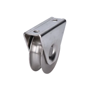 Vodící kladka ø58mm na montáž pod rám, AISI304 - slide 1