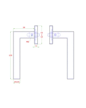 Klika L-130mm, broušená nerez AISI304 - slide 1