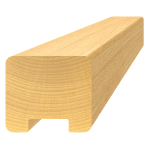 Dřevěný profil 45 x 40 x 3000 mm, buk, broušený bez nátěru - slide 0