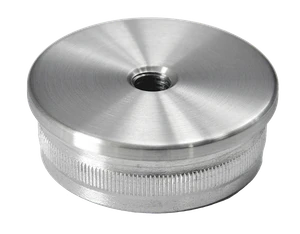 Spodek držáka madla, M8, ø 48,3 mm, broušená AISI 304 - slide 0